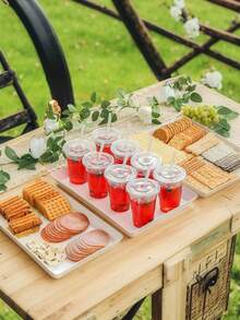 双层防漏真空保温杯，带提手和热升华盖——节日送礼佳品，节日设计 - 彩色 - 查看 2