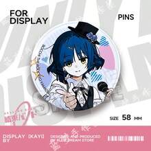 孤独 - 摇滚彩虹波 Chisato Hoto - Irisayama Ryo Kitahara Yuka 金属激光徽章 礼物，节日礼物，生日礼物，完美礼物 - 彩色 - 查看 7