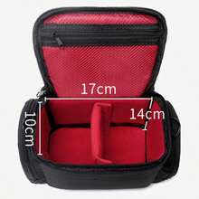 Digital Camera Shoulder Bag Crossbody Waterproof Carry Case For DSLR SLR Canon - 黑色 - 查看 6