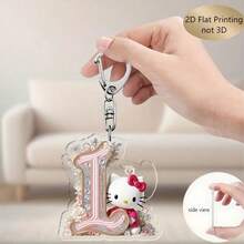 26pcs Fashionable Cartoon Cat Acrylic English Alphabet Pendant, Suitable For Bag Charm, Keychain, Holiday Gifts, Birthday Gifts, Reward Points Redemption Gifts, Business Gifts, Promotional Gifts, Conference Gifts, Welfare Gifts, Festival Gifts, Awards Commemoration, Public Relations Gifts, Etc. - Multicolor - View 34