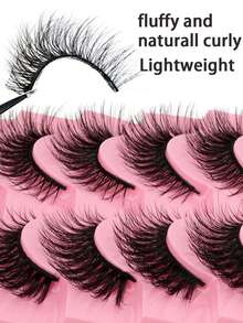 10对假睫毛 猫眼假睫毛 狐狸眼假睫毛 眼尾加长假睫毛 仿貂毛假睫毛 自然妆效假睫毛 短款睫毛嫁接 化妆用假睫毛条，睫毛，假睫毛 - 交叉款 - 查看 5