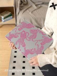 Bao đựng laptop bằng acrylic mờ in họa tiết da báo, phù hợp với Air13 2025/Pro16 M3 M2, chống bám vân tay, chống sốc, tản nhiệt 3 trong 1, cần thiết cho văn phòng và học tập. - Nhiều màu - Xem 9