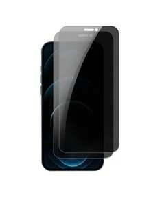 2pcs Privacy Anti-Fingerprint Anti-Oil Tempered Glass Screen Protector, Compatible With IPhone 7/8/7Plus/8Plus/X/XS/XR/13/14/15/15 Pro Max/16/16 Pro/16 Plus/16 Pro Max/16e/17/17 Air/17 Pro/17 Pro Max - Black - View 33