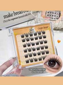 24 Animal Series Glue-Free False Eyelashes,Long-Lasting High Viscosity,Curled Natural And Light False Eyelashes - L - View 4