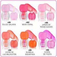 TendenciaBrillo Labial Gloss Glitter Shiny Hidratante MaquillajeCalidad premium - 06 Chispas de fiesta - Ver 5