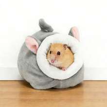 1 chiếc ổ bông cho chuột hamster, nhà ngủ ấm áp mùa đông cho thú cưng nhỏ, giường ngủ mùa đông mềm mại dễ thương, màu ngẫu nhiên - Nhiều màu - Xem 9