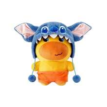 名创优品躺着的露露 - 嘟嘴表情娃娃，史迪奇头套服装毛绒填充娃娃枕头，生日礼物 - 藍色史迪奇嚕嚕撇嘴 - 查看 11