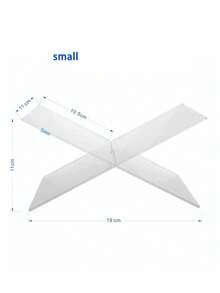 1 kệ sách acrylic (Vui lòng tháo lớp màng bảo vệ trước khi sử dụng), giá đựng công thức nấu ăn nhà bếp, kệ sách hình chữ X trong suốt, giá trưng bày để bàn, khay đựng tạp chí và sách, đồ trang trí bàn làm việc sáng tạo, giá trưng bày sách giáo khoa và album hình chữ X. - Nhiều màu - Xem 11