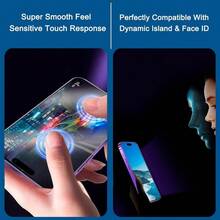 Bộ 2 miếng dán màn hình bảo vệ riêng tư mờ cho iPhone 15 Pro 6.1 inch, tự động loại bỏ bụi và tự động căn chỉnh, chống bám vân tay, màng kính cường lực, độ nhạy cao, bảo vệ màn hình mượt mà, thích hợp sử dụng hàng ngày, văn phòng, nhà. Miếng dán màn hình điện thoại chống nhìn trộm, chống thấm nước, chống sốc, chống rơi, chống trầy xước. - dành cho iPhone 15 Pro 6.1" - Xem 7