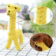 1Pc Bite Resistant Rope Dog Toy Pet Cleaning Teeth Chew Toys Cute Animals Shape Dog Molar Biting Rope Knot Ball - Multicolor - View 14