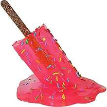 TOPINCN Decoracin de Paletas, Resina Derretida Adornos de Paletas Estatuas de Helado Verano Fresco Paleta Decoracin del Hogar Escultura de Helado (#4) - como se muestra en la figura - Ver 2