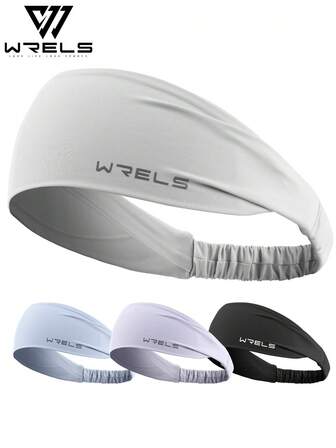  1 pieza Diadema deportiva WRELS ligera, transpirable y de secado rápido, con diseño minimalista unisex antideslizante, adecuada para correr, fitness, tenis, bádminton, yoga y pilates