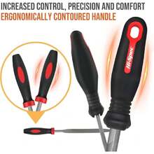 Juego de Limas y Escofinas 16 Piezas. Incluye Guantes y Papel Lija. Limas de Mano Planas, Redondas, Semicirculares, Triangulares T12 grandes y pequeñas. Para trabajos en Madera, Metal, y Mas.,38927589 - Amarillo - Ver 6