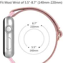 Vancle Correa elsticas compatibles con  Watch Fit 3 Correas para mujer y hombre, correas deportivas de nailon suave y elstico para  Watch Fit 3 - negro1 - Ver 3