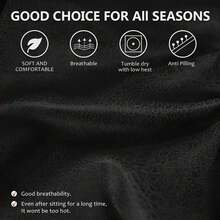 Trugenix-Recliner Sofa Covers - Leather Like Recliner Sofa Covers 3 Seater Recliner Couch Covers For 3 Cushion Couch 8 Pieces Washable Stretch Reclining Sofa Slipcovers (Brown)-GP - 02-black - 查看 4