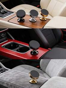 Super Strong Magnetic Phone Holder For Car – 360° Rotating Universal Mount With Metal Base For Air Vent – Compatible With IPhone, Smartphones - A - View 3