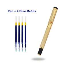 An Elegant Golden-Tipped Ballpoint Pen/A Smooth Signature Pen For Writing/A Fashionable Business Office Signature Pen/A High-End Executive Pen For Both Men And Women/A Student Calligraphy Practice Pen/A Replaceable Signature Pen - Gold - View 9