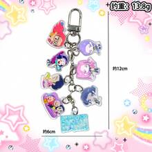 Acrylic Keychain Pendant, Blue Cat Charm, Kpop Girl/Boy Group Merchandise, Party Favor, Birthday Gift, Stuffing - Multicolor - View 15