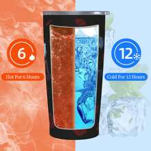 40oz/20oz Stainless Steel Vacuum Insulated Tumbler With Lid - Double Wall Insulated Travel Mug, Leak Proof, For Hot & Cold Drinks, Anime Themed Design With Voxal Character - Multicolor - View 8