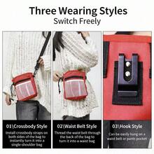 二合一可折叠宠物训练零食袋兼腰包，便携式户外狗狗用品 - 彩色 - 查看 9