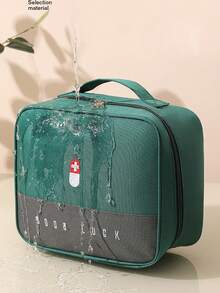 1 túi y tế xách tay, túi đựng thuốc, túi đựng vật tư y tế, bộ sơ cứu cá nhân, túi đựng đồ y tế tại nhà, hộp sơ cứu du lịch, có sẵn các kích cỡ S/M, thích hợp làm túi y tế mini, hộp đựng nhỏ gọn, bộ sơ cứu sinh tồn, đựng thuốc tại nhà, thuốc viên, băng gạc, có khóa kéo. - Nhiều màu - Xem 6