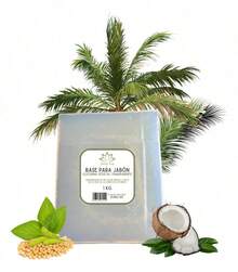 TendenciaBase Jabón De Glicerina Vegetal Transparent Alta Calidad 1kgCalidad premium - 1 - Ver 1