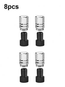 12个可爱卡通小鸡轮胎气门嘴帽，树脂自行车轮胎气门嘴套，萌趣小鸡装饰配件，适用于法式和美式气门嘴 - 彩色 - 查看 13