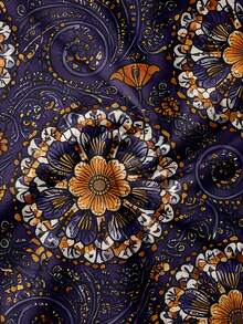 Conjunto de camisa polo y pantalones cortos de estilo casual y retro para hombre - Multicolor - Ver 3