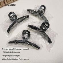 4.3 Inch Hair Claw Clips Large No Slip Big Matte Jaw Clip Fine Thick Hair Women, 4 Pack - 5 inch 4 màu đen - Xem 7