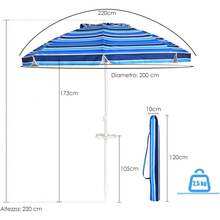 Ombrellone da esterno, supporto e base - Modello 3 - Visualizzare 7
