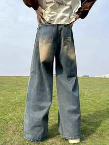 Men Jeans - สีน้ำเงิน - ดู 2