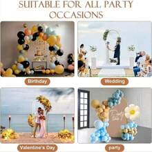 1pc Metal Arch Backdrop Stand, Wedding Arch Frame, Available In 5ft, 6ft, 6.6ft, 7.2ft, Suitable For Birthday Party, Graduation Ceremony Decoration (Arch Frame Only)