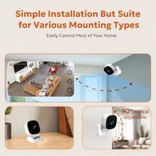 1 camera mini HD 1080p nhỏ gọn với chức năng quay video, nhìn đêm, phát hiện chuyển động thời gian thực và có thể sử dụng qua USB mà không cần pin. Camera cũng hỗ trợ nhiều người dùng xem hình ảnh trực tiếp và ghi hình liên tục. Camera này lý tưởng để giám sát sự an toàn của thú cưng tại nhà. - màu đen - Xem 4