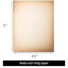 50 Pack Classic Aged Paper | Vintage Stationary Paper | Use For Creating Timeless Writing, Drawing, Sketches, Painting Projects | Ink Jet And Laser Printer Friendly | 8.5 X 11 Inches 50 Sheets - 50 PACK CLASSICAGED PAPER - Xem 6