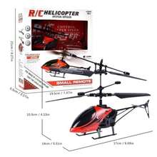 Helicóptero de Control Remoto de 2 Canales Helicóptero RC para Principiantes Vuelo al Aire Libre Aeronave RC con Luces LED - 223219791 - Ver 7