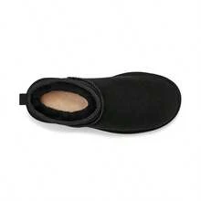 (WMNS) UGG Classic Ultra Mini 'Black' - 黑色 - 查看 5