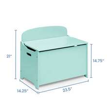 swfDelta Baul de Juguetes Deluxe MySize - Color: Mentaawd - Menta - Ver 6