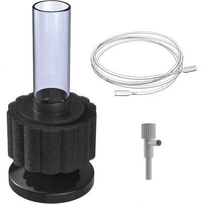 Aquarium Sponge, Sponge Kit With Airline Tubing And Control Small Fish To 3 Gallon