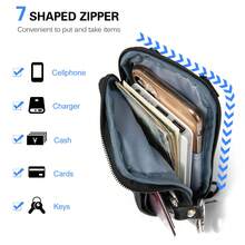 Premium Crossbody Phone Bag: Stylish Waist Bag For 6.5-Inch Phones - Perfect For Hands-Free Use.