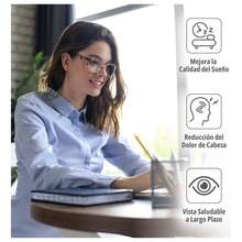 Tendencia2 Lentes Sin Graduación Para Computadora Gafas Anti Luz Azul Negro Y CareyCalidad premium - Negro Y Carey - Ver 5