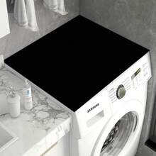 1个洗衣机和烘干机顶部保护垫,适用于洗衣机和烘干机,灰色或黑色,适用于学校、办公室、家庭、旅行、包袋和收纳整理、妇女节、旅行必备品、婚礼回礼、Y2K、卧室、汽车配件、厨房装饰、婚礼、Y2K、派对 - 灰色 - 查看 18