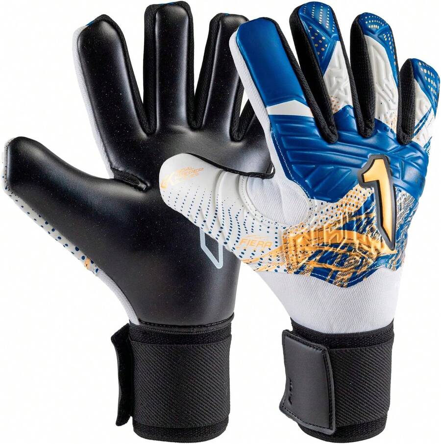 Guantes de Portero Fiera Training - Azul/Blanco - Ver 1