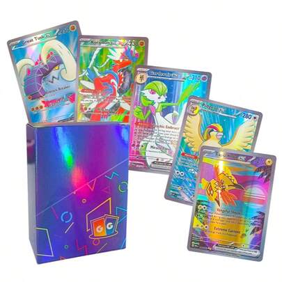  New Pokemon 100Pcs EX Cards/Box English Shining Energy Battle Toys Trading Card Game Gift