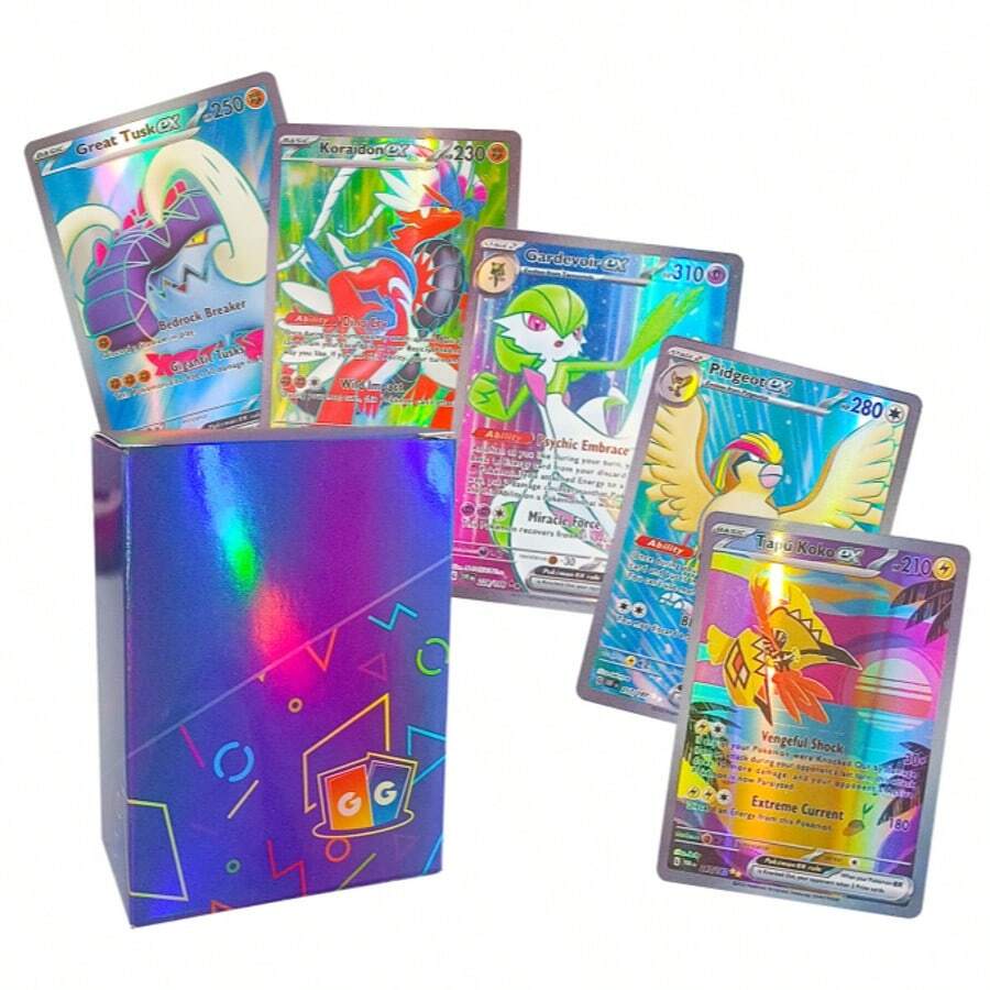New Pokemon 100Pcs EX Cards/Box English Shining Energy Battle Toys Trading Card Game Gift