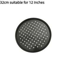 Carbon Steel Perforated Pizza Pan 10/11/12 Inch Non Stick Pizza Baking Tray Round Mupti Purpose Baking Tools Crispy & Bubbly - Multicolor - View 13