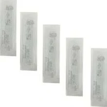 Soothing 5pcs Small Pearl Ear Seeds Patches, 20 Seeds Per Sheet, With Acupressure Chart & Tweezers For Relaxation And Beauty Wellness - White - View 3