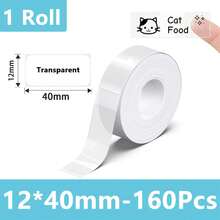 Marklife 热敏标签贴纸,白色/彩色/透明,UV纸,兼容 P15、P12、P11、D30、Q30 标签打印机,适用于家庭办公室标签制作 - 彩色 - 查看 18