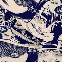 Japanese Horror Manga Tapestry Unlimited Ito Junji Wall Hanging Creepy Aesthetic Witchcraft Supplies Anime Room Decor - White - View 5