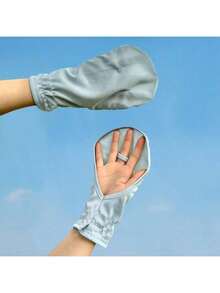 1 双夏季驾驶/骑行轻便透气防紫外线露指手套 - 防曬袖套 - 查看 10