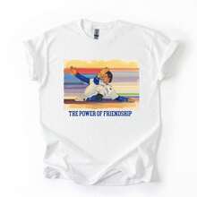 Ernie Clement World Series Baseball Slide T Shirt To Ronto Bl Ue Ja Ys - trắng - Xem 1